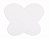 Силиконовый коврик для дизайна ногтей Бабочка - белый / TNL Professional
