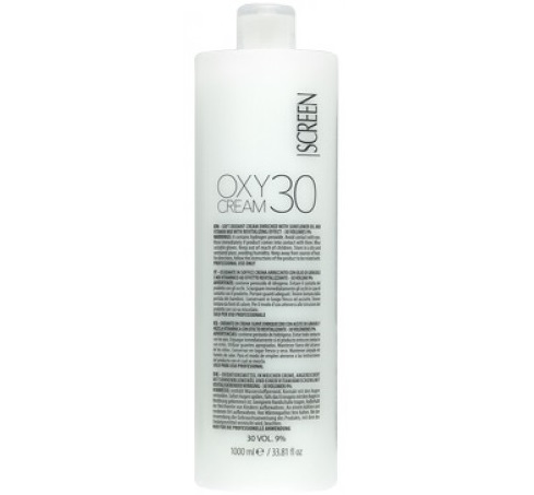 Эмульсия окисляющая на кремовой основе 30 vol – 9% / Screen OXY Cream, 1000 мл