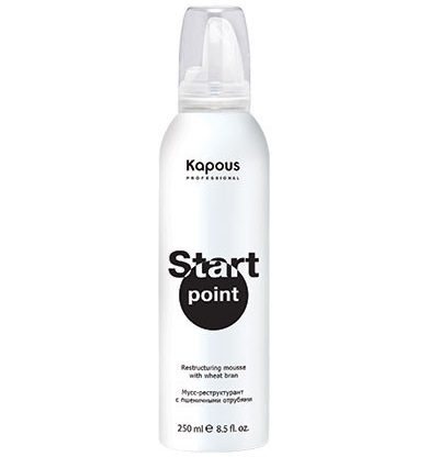 Мусс-реструктурант «Start Point» с пшеничными отрубями / Kapous Professional, 250 мл