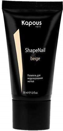 Полигель для моделирования ногтей Бежевый / Kapous, 30 мл 