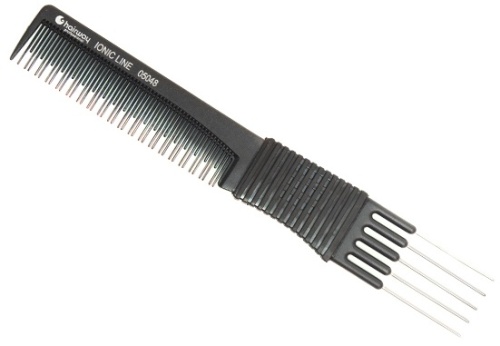 Расческа с метеаллической вилкой / Hairway "Ionic Line", 191 мм