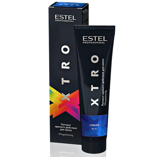 Пигмент прямого действия для волос "Синий" / Estel Professional XTRO, 100 мл