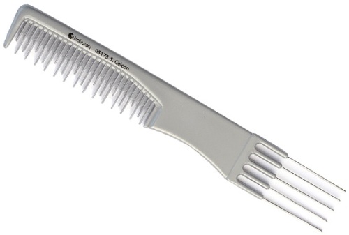 Расческа с металлической вилкой / Hairway "Special Celcon", 190 мм