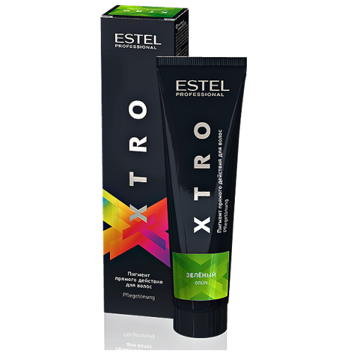 Пигмент прямого действия для волос "Зеленый" / Estel Professional XTRO, 60 мл