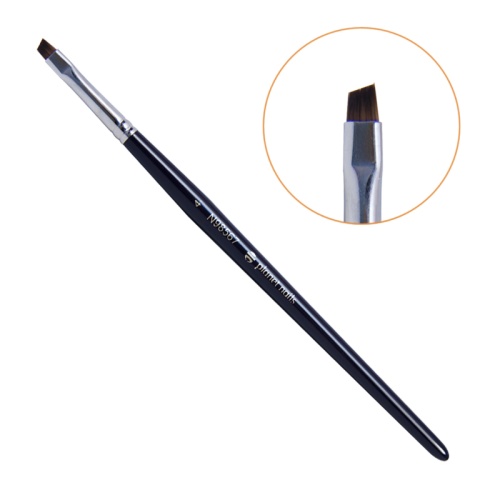 Кисть для китайской росписи скошенная мягкая №4 / Planet Nails