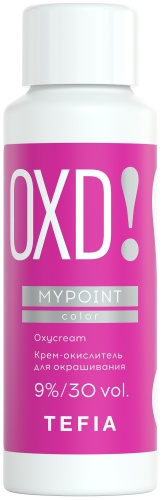 Крем-окислитель для окрашивания волос 9% / Tefia MYPOINT, 60 мл