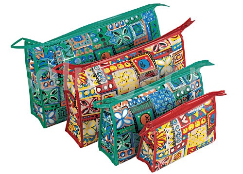 Косметичка пестрая / Sibel, 18х12 см 