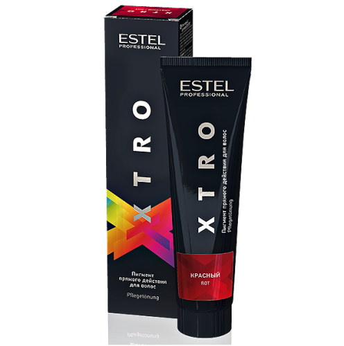 Пигмент прямого действия для волос "Красный" / Estel Professional XTRO, 60 мл