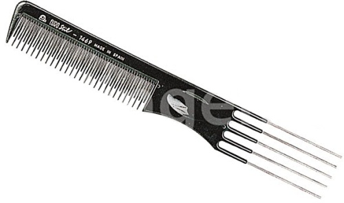 Расческа с металлической вилкой / Eurostil 