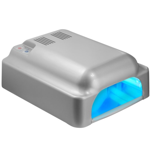 UV лампа 36W ASN Profi с вентилятором серебряная / Planet Nails