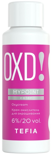 Крем-окислитель для окрашивания волос 6% / Tefia MYPOINT, 60 мл