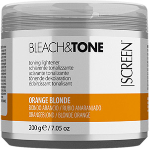 Порошок осветляющий оранжевый / Screen Bleach&tone Orange Blonde, 200 г