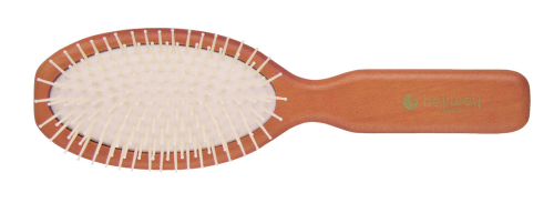 Щетка для волос массажная деревянная 11-рядная / Hairway White Cushion