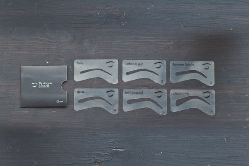 Набор трафаретов для бровей / LUCAS’ COSMETICS, 6 шт