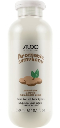 Бальзам для всех типов волос "Молочко миндального ореха" / Kapous Studio, 350 мл 