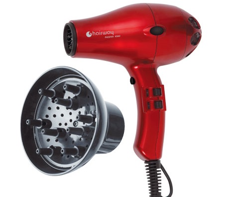 Фен красный / Hairway Phoenix Ionic Compact 1800-2000W