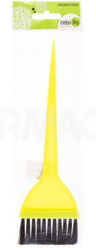Кисть для окрашивания волос жёлтая / MelonPro, 55 мм