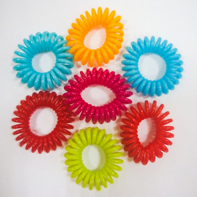 Резинка для волос пружинки цветные в ассортименте / Melon Pro, 100 шт в уп. 