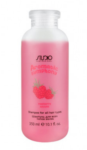 Шампунь для всех типов волос "Малина" / Kapous Studio, 350 мл 