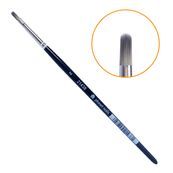 Кисть Planet Nails для дизайна овальная, серая №2 (996218.2)