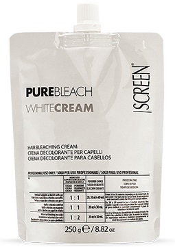 Крем осветляющий для волос / Screen Pure Bleach White Cream, 250 мл