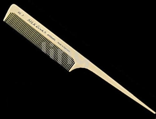 Расческа силиконовая с хвостом пластик / Triumph SL7