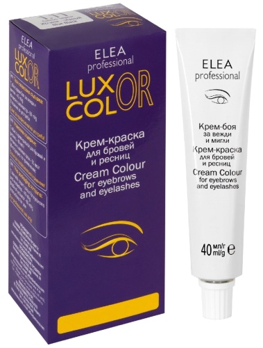 Краска для бровей и ресниц 6.74 коричнево-медный / Luxor Professional, 40 мл 