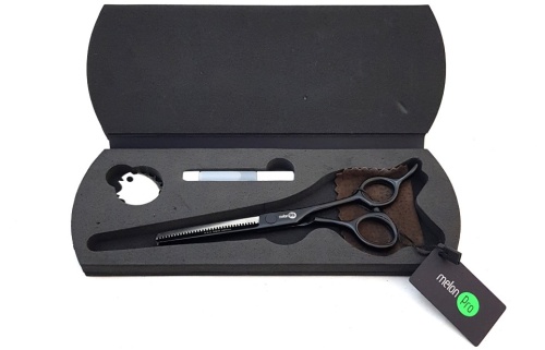 Ножницы парикмахерские / Melon Pro Black Edition филировочные 6,0" BE/F-02