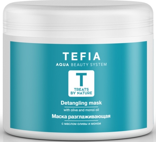 Маска разглаживающая с маслом оливы и монои / Tefia, 500 мл