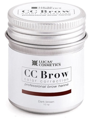 Хна для бровей в баночке темно-коричневый / CC Brow Dark brown, 10 гр