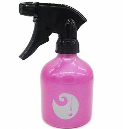 Распылитель для воды розовый металлический / Hairway Barrel Logo, 250 мл 