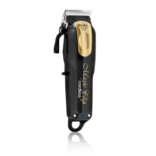 Машинка для стрижки и фейдинга, 0,8-2,5 мм / Wahl Cordless Magic Clip 8148-116 Black & Gold