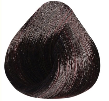 Крем-краска 4/75 Шатен коричнево-красный / ESTEL De Luxe Silver, 60 мл 