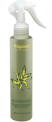 Крем-кондиционер для волос с эфирным маслом цветка дерева Иланг-Иланг / Kapous Professional, 200 мл 