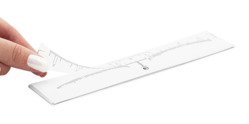 Наклейка-линейка для бровей BROW STICK RULER / CC Brow, 10 шт