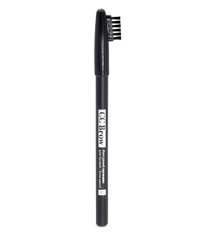 Карандаш контурный для бровей brow pencil / СС Brow, цвет 01 серо-чёрный