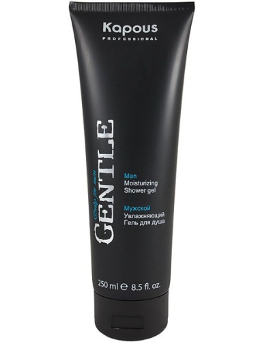 Гель мужской увлажняющий для душа с экстрактом оливы / Kapous Professional Gentelemen, 250 мл 