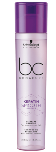 Шампунь мицелярный для волос "Идеальная Гладкость" / Schwarzkopf ВС Keratin Smooth, 250 мл