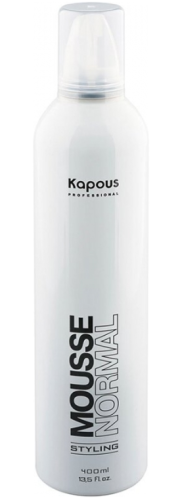 Мусс для волос нормальной фиксации / Kapous Professional Mousse Normal, 400 мл 