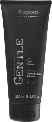 Шампунь мужской тонизирующий  3 в 1 / Kapous Professional Gentlemen, 200 мл