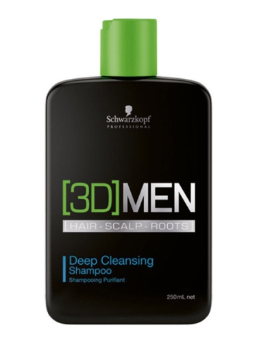 Шампунь для глубокого очищения, для мужчн / Schwarzkopf Professional, [3D]MEN, 250 мл