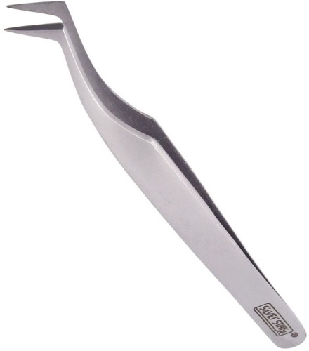 Пинцет для наращивания ресниц AT-996 / Silver Star CLASSIC