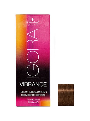 Крем-краситель 6-46 "Тёмный Русый Бежевый Шоколадный" без аммиака / Schwarzkopf Igora Vibrance, 60 м