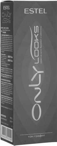 Краска для бровей и ресниц графит / Estel ONLY looks 