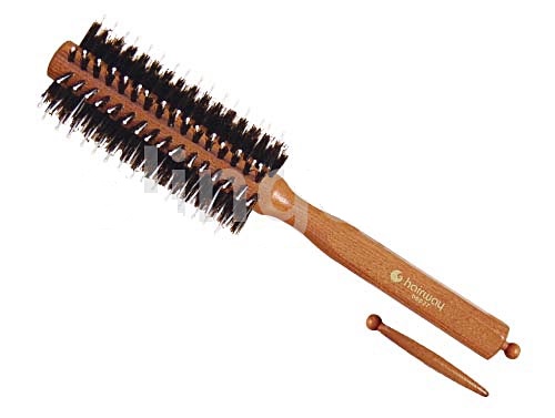 Брашинг натуральная щетина, дерево 18 мм / Hairway Style