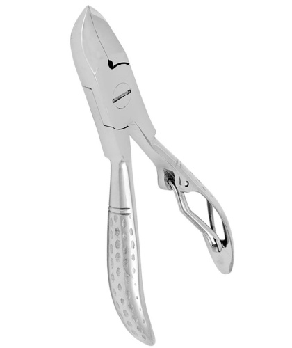 Кусачки AT 871 для ногтей вогнутое лезвие, одинарная пружина / Silver Star LeRose, 15 мм