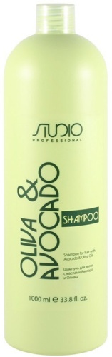 Шампунь для волос с маслами авокадо и оливы / Kapous Professional Studio Professional, 1000 мл