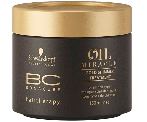 Маска "Золотое сияние" / Schwarzkopf BONACURE Oil Miracle, 150 мл