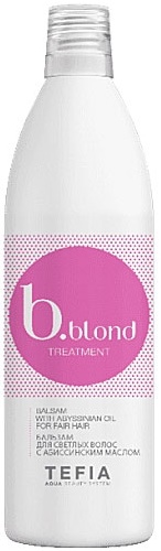 Бальзам для светлых волос c абиссинским маслом / TEFIA BBLOND, 1000 мл