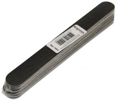 Пилка на деревянной основе 180/240 / Kapous Professional, 10 шт./уп.